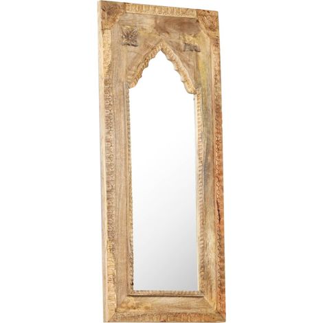 Miroir 50x3x110 cm Bois de manguier massif CFW284723 (1/5)