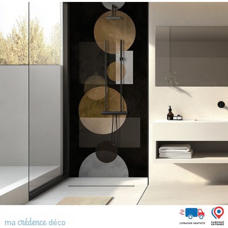 Panneau de douche : Constellation Silencieuse 5 - Alu composite - 90 - 245 (1/3)