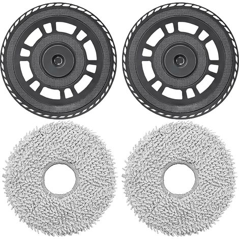 Paños de fregona aplicables con soporte Accesorios para aspiradoras robot Dreame L10s Pro Ultra Heat, X40 Ultra, X40 Master, L40 Ultra, L20 Ultra, paños de fregona, placas de repuesto, piezas de repue (1/5)