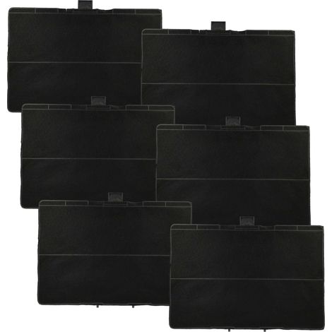 vhbw 6x Filtro a carboni attivi sostituisce Europart 10041403 per cappe aspiranti - 31,5 x 21,5 x 2,3 cm