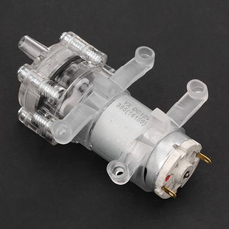 Mini pompe à eau à membrane transparente résistante aux hautes températures pour aquariums (12 V CC) (1/5)