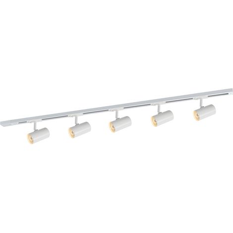 Italux Marvi Barre de plafonnier moderne à 5 ampoules, GU10 (1/2)