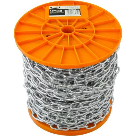ŁAŃCUCH KRÓTKI D-1 8MM OCYNK METR - 16.0 MB - LAN 8 STZ M