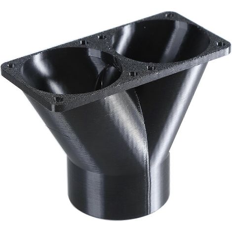 Orifice d'entrée d'air pour ventilateurs de 4 cm/6 cm, concentrateur de flux d'air pour ventilateurs de refroidissement, adaptateur de ventilation pour dissipation de chaleur, multicolore (4 cm) (1/5)