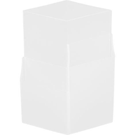 Boîte de rangement multifonctionnelle, porte-stylo hexagonal original et moderne, boîte de rangement de bureau en plastique transparent, simple et idéale pour les fournitures de bureau et les étudiant (1/5)