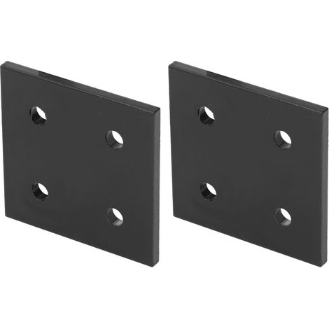 2 Stück Eckverbinder für Aluminiumprofile, rechteckig, 4 Löcher, 2040 (1/5)