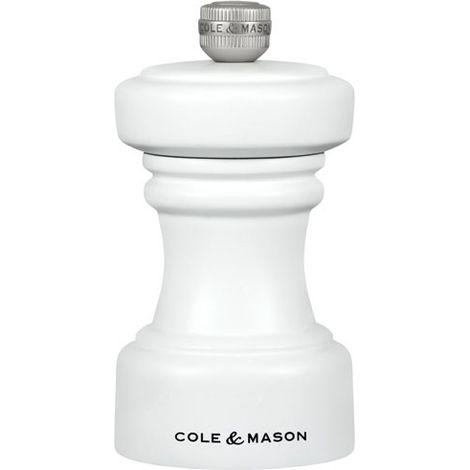 Moulin à Poivre Hoxton Blanc Mat Mécanisme Céramique Précis Et Design élégant. - Cole Et Mason