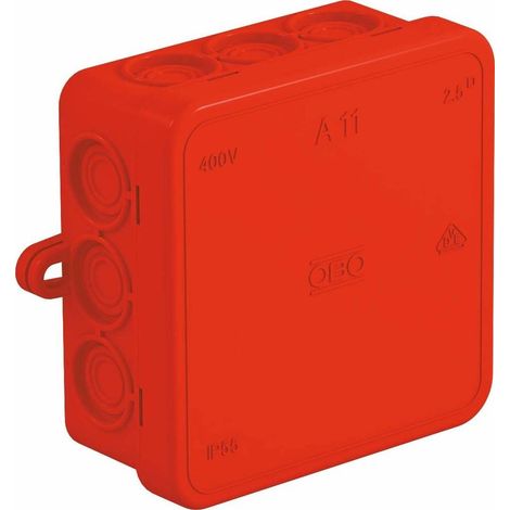 OBO-BETTERMANN SISTEMA CONEX.FIJ. - CAJA DERIVACIÓN 85X85X40 POLIETILENO