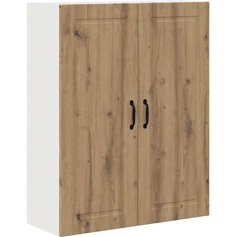 Meuble mural de cuisine,Armoire de cuisine Chêne artisanal 80 x 31 x 100 cm CFW98052 (1/5)
