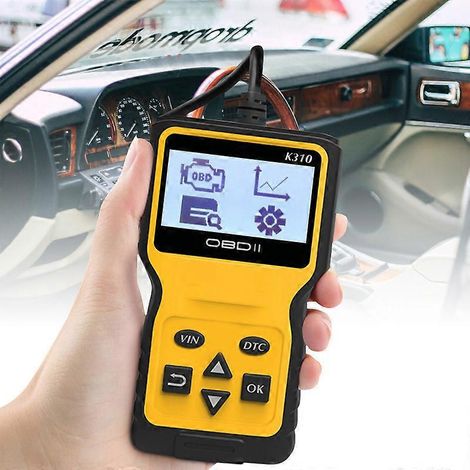 Scanner automobile, lecteur de codes d'erreur, outil de diagnostic de panne moteur, jaune (1/5)