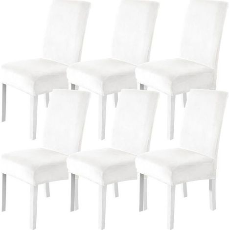 6er-Set Stuhlhussen, universelle Stuhlhussen, elastisch, sehr anpassungsfähig, moderne Stuhlschutzhüllen. (1/5)