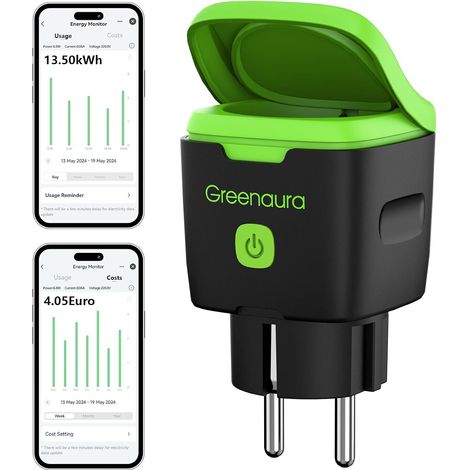 Prise Connectée Exterieure Prise WIFI Programmable, Etanche IP44 (1/5)