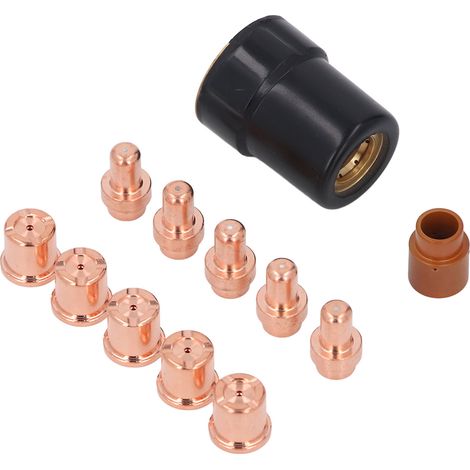 Lot de 12 pièces pour découpeur plasma : électrodes, buses et godets de torche CB50, consommables de rechange pour poste à plasma (1/5)