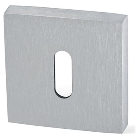 Trou de serrure Borja Vis-Cuadra Chrome mat - Trou de serrure carré Borjas (50x50 mm) (1/2)