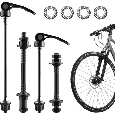 Support de Fourche de Vélo, axe Avant à Serrage Rapide à Arbre Creux pour Vélo, axe Arrière Creux, Adapté aux Axes de Vélo de 20, 22, 24, 26 Et 28 Pouces (1/5)