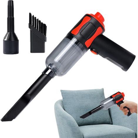 Aspirateur De Voiture Sans Fil – Aspirateur Main Puissant, Mini Nettoyeur Portable 20000Pa Aspiration Forte Pour Draps Meubles Sols, Appareil De Nettoyage Multifonction Pour Appartement Bureau Ateli (1/5)
