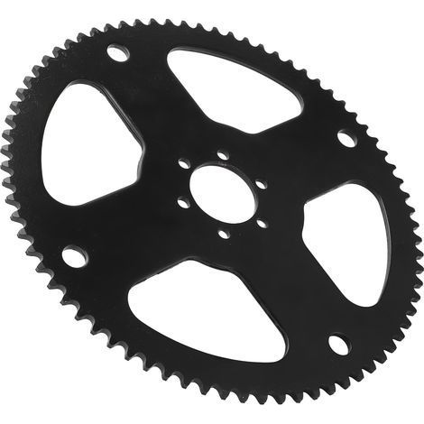 Pignon vélo 75 dents acier pour roue arrière, compatible chaîne 35, pièce réparation et entretien bicyclette. (1/5)