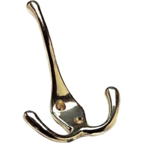 Merriway BH00830 Gancio Appendiabiti Triplo, Bianco (1/2)
