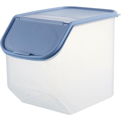 Boîte De Rangement Pour Céréales - Boîte À Riz Étanche Et Anti-Insectes - Corps Transparent PP Alimentaire - Capacité Élevée - 1 Pièce (1/2)
