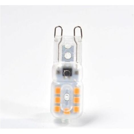 Ampoules LED G9, 3W Équivalent à Ampoule Halogène 30W, Blanc Chaud 3000K, 300LM, Économie d'énergie, Non-Flicker, Non-Dimmable, Paquet de 12 (1/5)