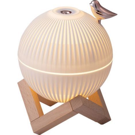 Veilleuse ronde et portable, humidificateur d'air, anti-stress (1/5)