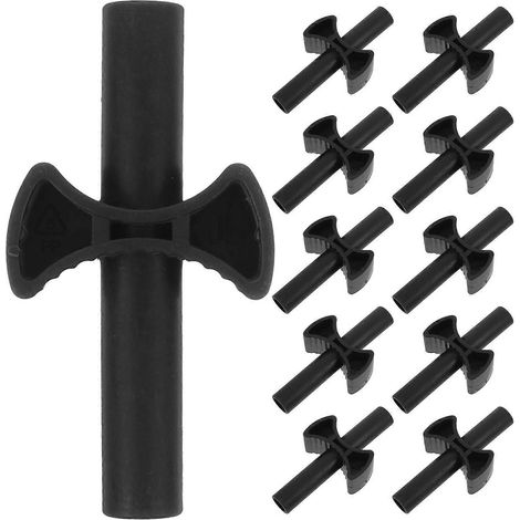 Lot de 12 entretoises pour poteaux de filet de trampoline, rondelles pour poteaux de grand format, accessoires et pièces détachées pour trampoline, entretoises pour filet de trampoline (1/3)
