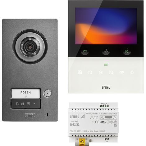 Grothe 2VOICE Comfort Plus SET 1784/716, Sistema video, Memory, bianco, 74711