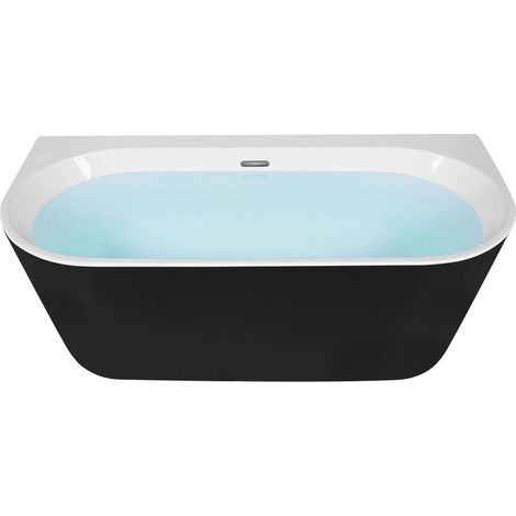 Bathtub HARVEY 1700 x 800 mm Black/ White