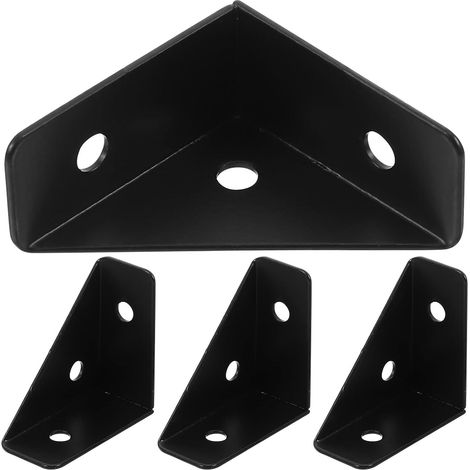 Équerres d'angle triangulaires en métal pour lit, support renforcé à 90 degrés, petite taille, (1/5)