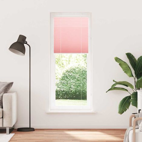 Maison Exclusive - Estor Plisado rosa 80x200 cm Tela Ancho 79,4 c
