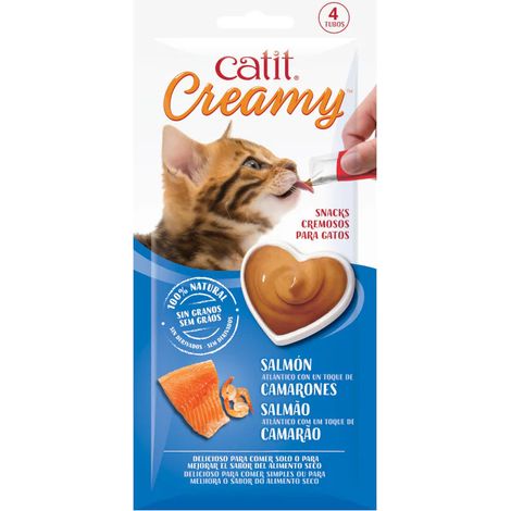 Snacks cremosos para gatos Catit Creamy – 4 Tubos