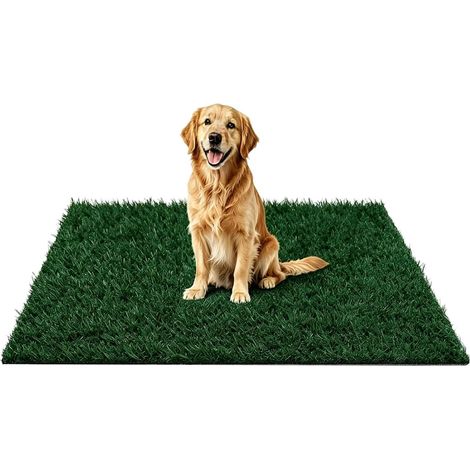 Tapis d'pour Chien Gazon Artificiel Lavable et réutilisable Tapis Gazon pour Entraînement à la Propreté Chien Pour maison intérieur extérieur salon balcon cour arrière porche chiot (1/5)