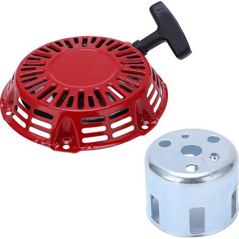 Qiilu Recoil Starter Pull Start Assembly 8400 ZE1 003ZF pour GX120 GX140 GX160 GX200 GX168 Moteur avec Starter Cup Remplacement. (1/5)