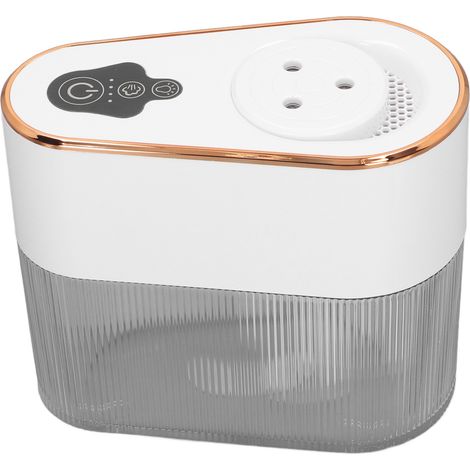 Humidificateur silencieux à brume fraîche avec réservoir d'eau de 2,2 L, rechargeable par USB (4,5 W), veilleuse et fonction d'aromathérapie. (1/5)