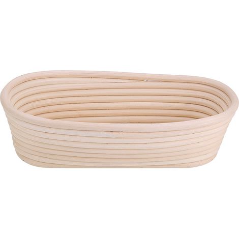 Corbeille de levée en rotin naturel non blanchi, kit de boulangerie artisanale 27,5x14x8cm