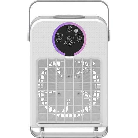 Humidificador de aire portátil, mini enfriador de escritorio, depósito de 700 ml, ventilador de agua silencioso - KZQ (1/4)