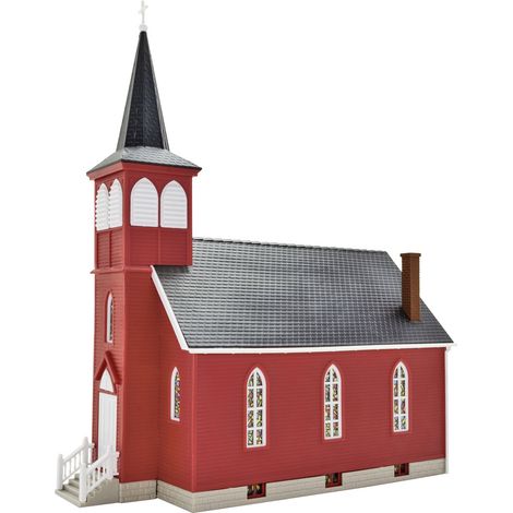 Kibri 38845 H0 Landkirche mit LED-Beleuchtung (1/4)