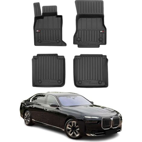 OMAC Tapis de Sol Caoutchouc pour BMW Série 7 G70 i7 G70 2022-2025 Noir Premium (1/5)