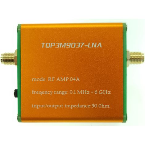 Amplificatore di segnale radio RF a banda intera 100 kHz-6 GHz, preamplificatore di segnale, elevata linearità, basso rumore, guadagno. (1/5)