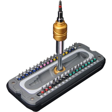 Kit Tournevis de Précision 37 en 1 pour Réparation Électronique, PC Portable, Smartphone et Montre - Alovez-WCY