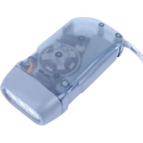 Nouvelle lampe torche à dynamo manuelle à 3 LED, remontable à la main, pour le camping. Équipement de camping léger.