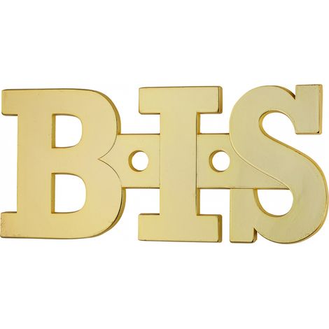 THIRARD - Plaque de signalisation BIS, laiton à visser, 51x34mm, laiton - THIRARD (1/2)
