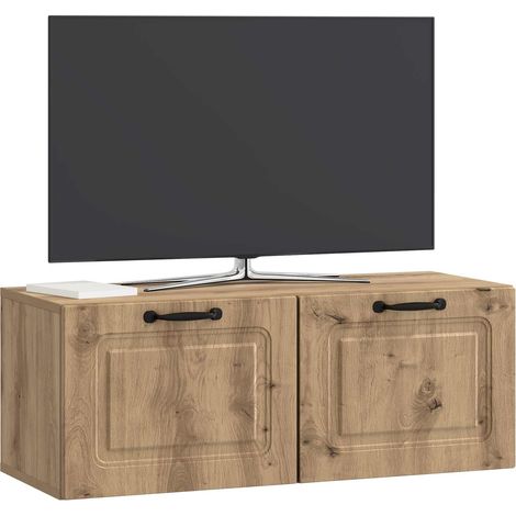 Maison Exclusive - Mobile Porta TV da Muro Rovere Artigianale 78,5 x 31 x 30 cm (1/5)