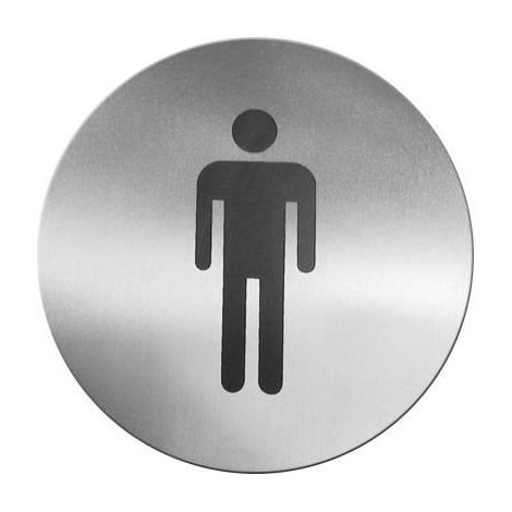 Plaque de porte pour hommes