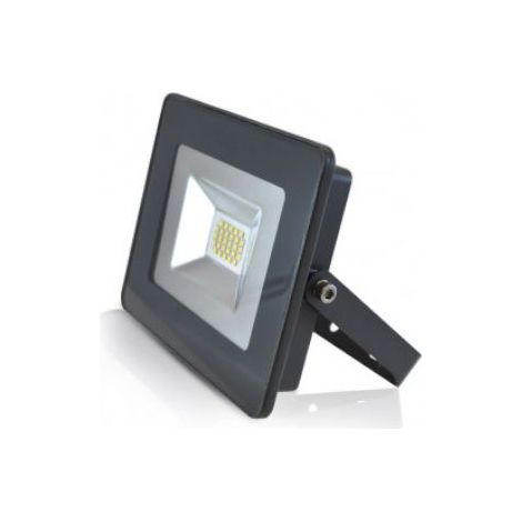 Projecteur LED 20W gris étanche blanc chaud (1/7)