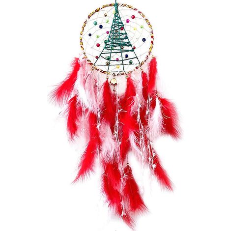 Ornement de Noël rouge à suspendre avec lumière, carillon éolien personnalisé, clochette de sapin de Noël (1/5)