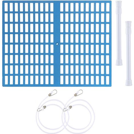Filtre en maille PP durable - Bleu élégant - Crée une piscine propre et claire. (1/5)