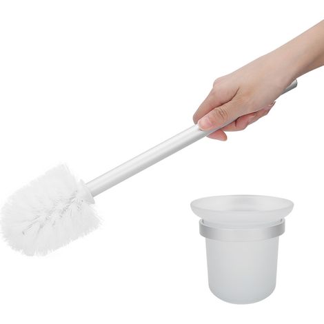 Wandmontierter WC-Bürstenhalter mit Ständer – Badezimmer-Reinigungszubehör (1/5)