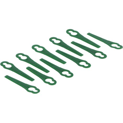 100 lames de coupe en plastique pour débroussailleuse et outils de jardinage de rechange (1/5)