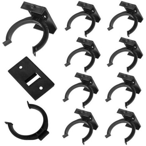 Fixations pour armoires de cuisine, ensemble de clips de stabilisation pour supports d'armoires de cuisine, adapté aux pieds de cuisine de 39 mm, 8 pièces, (1/4)